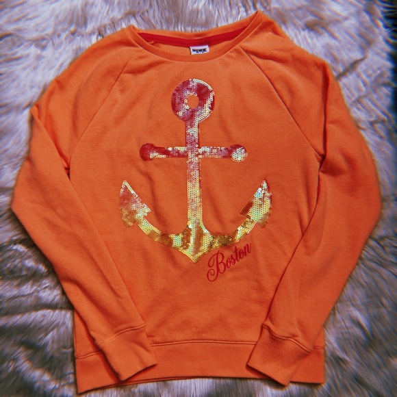 PINK Victoria's Secret Tops - NWOT VS PINK LIMITED EDITION Boston Bling Sequin Anchor Sweater
